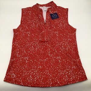 The Bubble Womens Birch Tennis Golf‎ Top Sleeveless Size Medium NWT